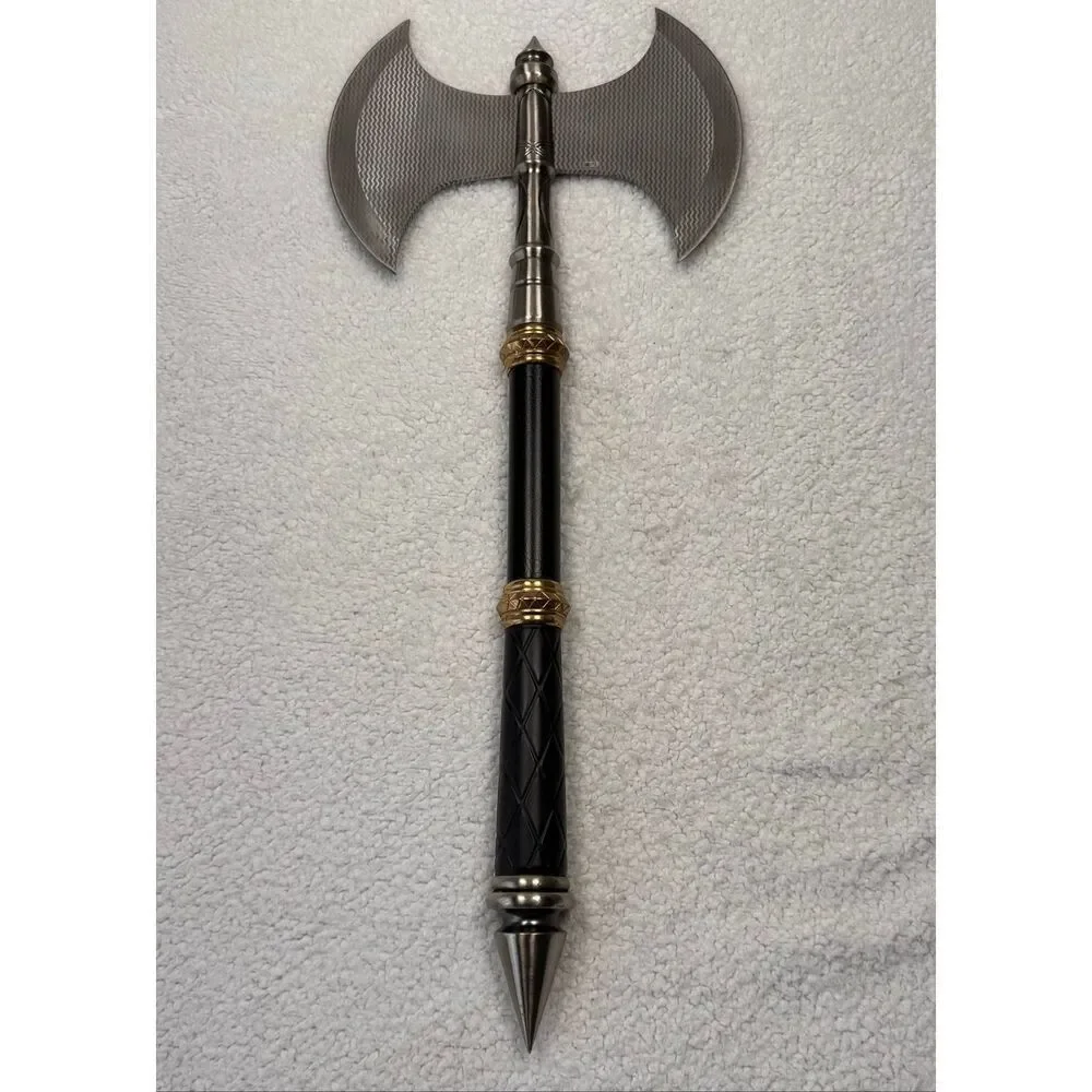 Double Blade Medieval Fantasy Fighting Axe